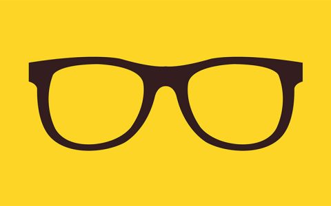 imagem mostra a armação preta em um fundo amarelo